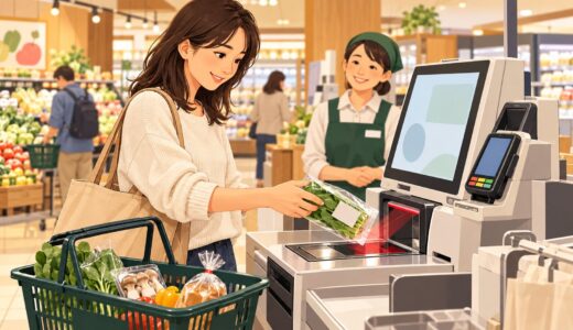 Japanese Supermarket Self-Checkout: Screen Words and What to Do